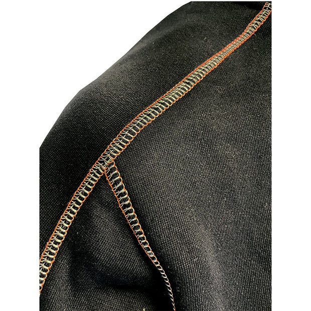 AMQUI : Stretch Breathable Tech-Acrylic hooded Sweatshirt with zipper